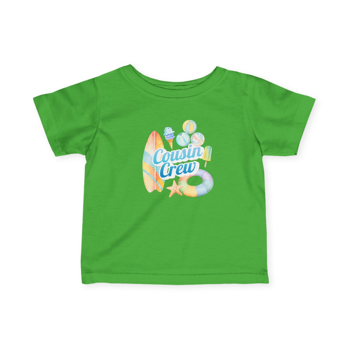 Cousin Crew Infant Tee, Cute Baby T-Shirt, Summer Vibes- Mini Collection
