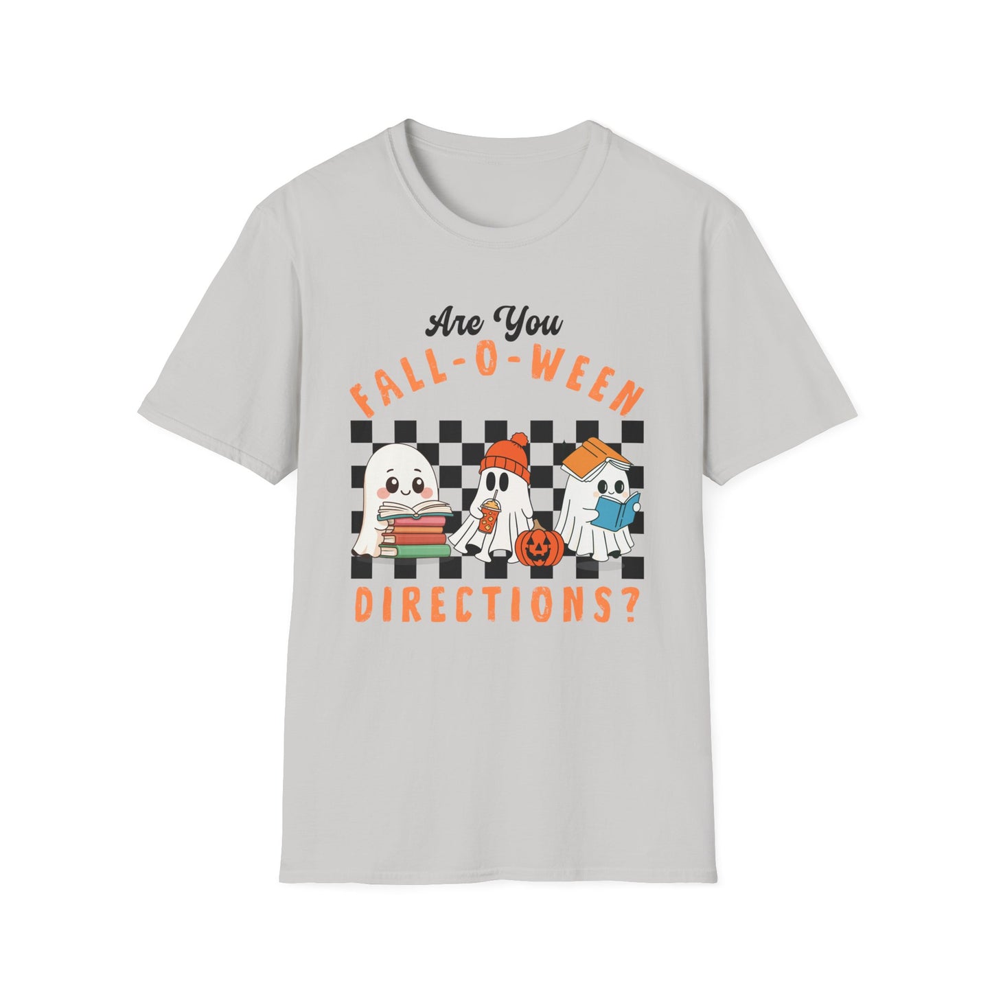 Whimsical Fall-O-Ween Teacher T-Shirt - Holiday- Softstyle Unisex Tee