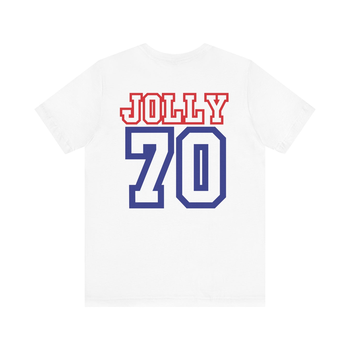 Custom- Jolly- Grandpa's Biggest Fans Unisex Short Sleeve Tee - Perfect for Father's Day Celebrations