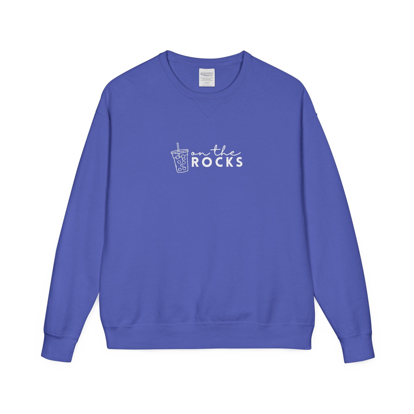 Coffee Lovers Garment Dyed Sweatshirt, Iced Coffee Club Apparel