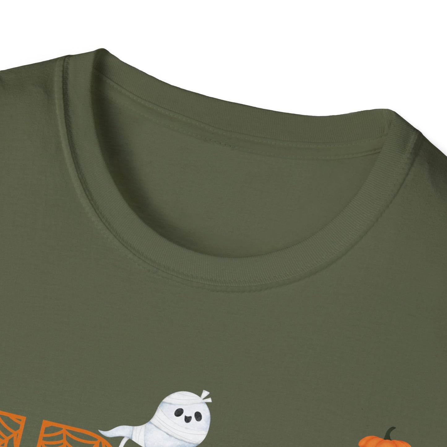 Trick or Treat Halloween Themed T-Shirt- Unisex Softstlye