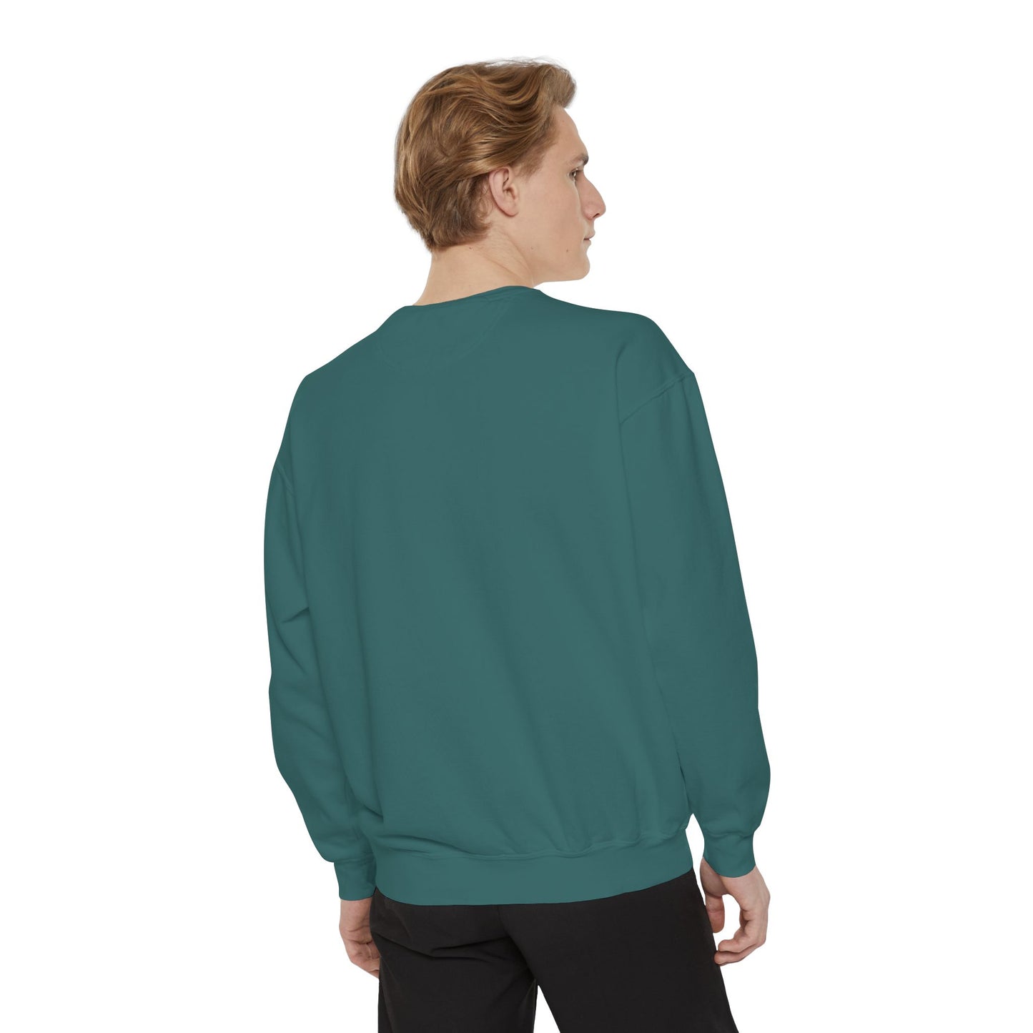 Woodhull- Embroidered Garment-Dyed Unisex Sweatshirt