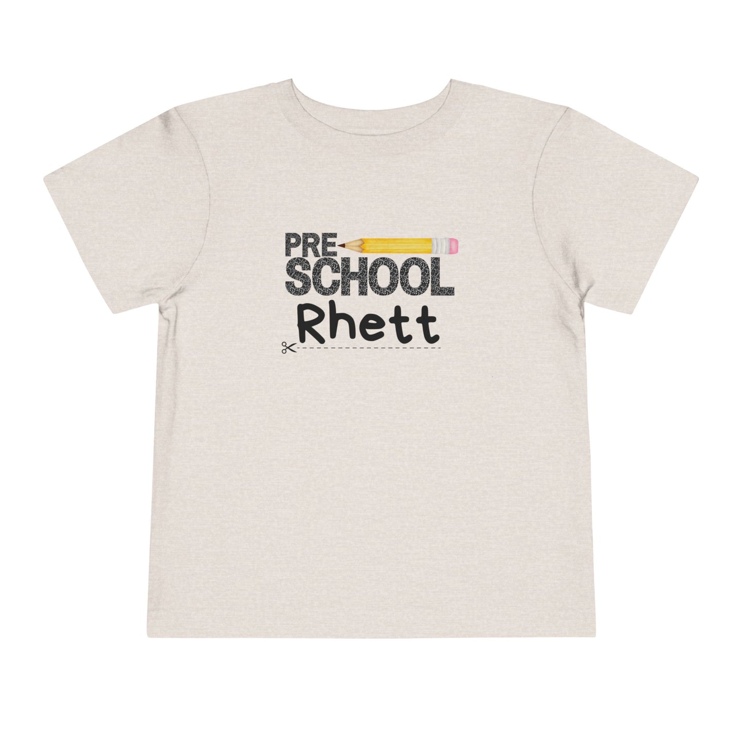 Preschool Boy Toddler Tee- Personalized - Back to School Shirt for Kids