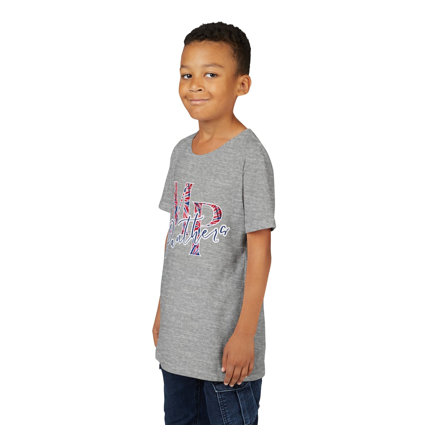 Miller Place Panthers Tie Dye MP- Youth Tee with Panther Print