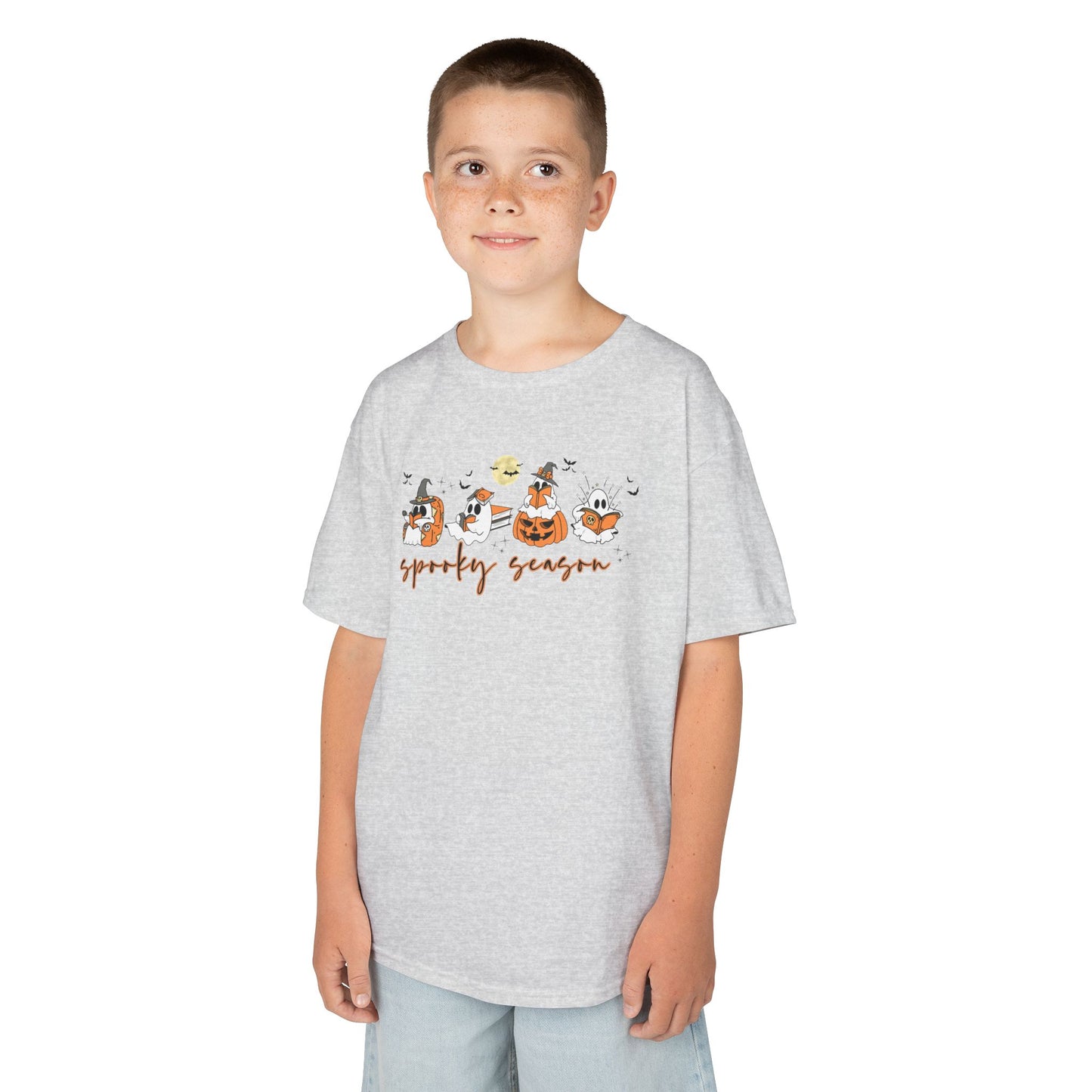 Spooky Season- Reading Ghosts- Halloween - Kids Cotton™ Tee