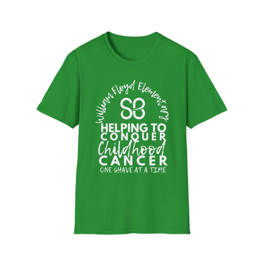 WFE St Baldrick's- Childhood Cancer Awareness T-shirt - Unisex Softstyle