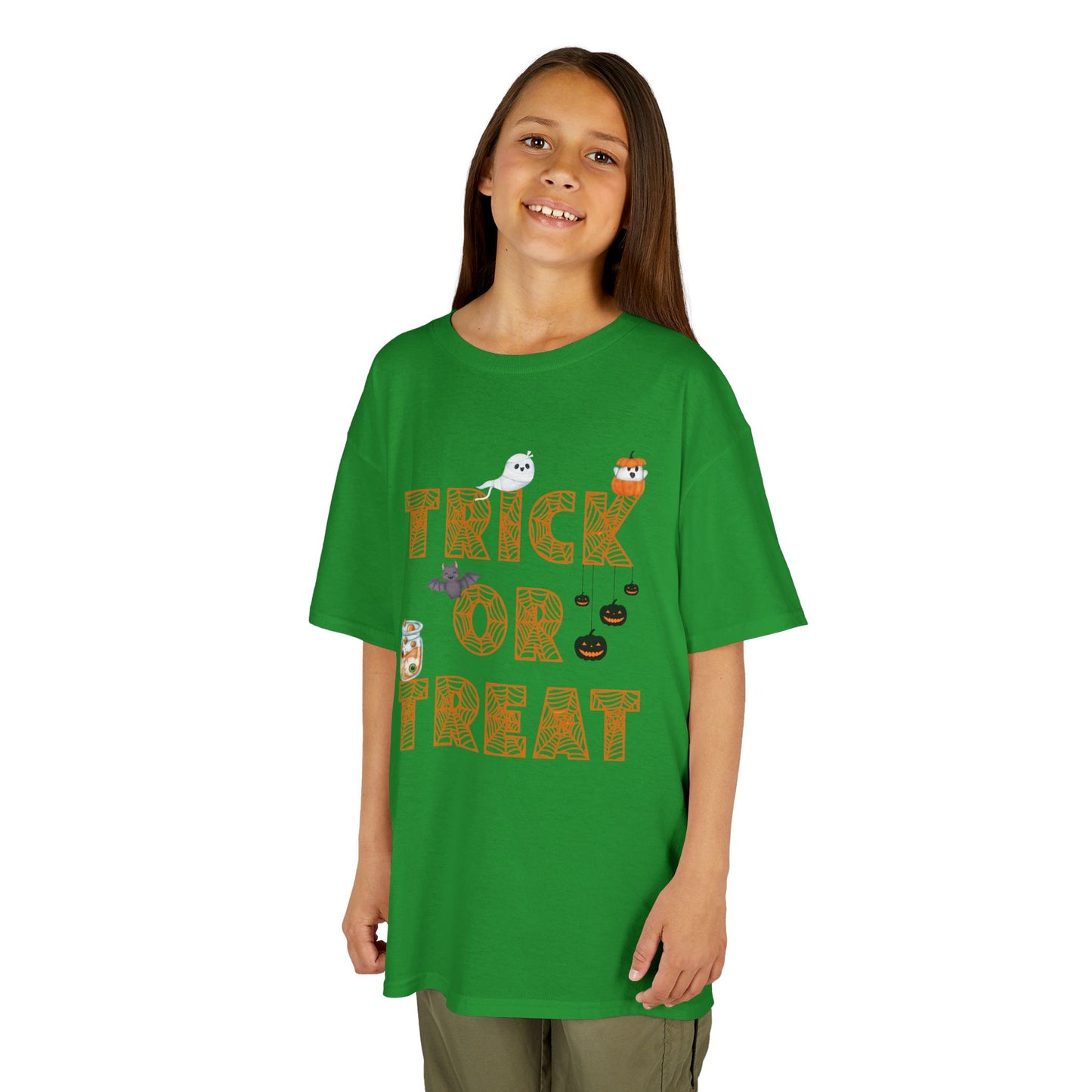 Trick or Treat Kids Tee, Halloween Shirt for Kids