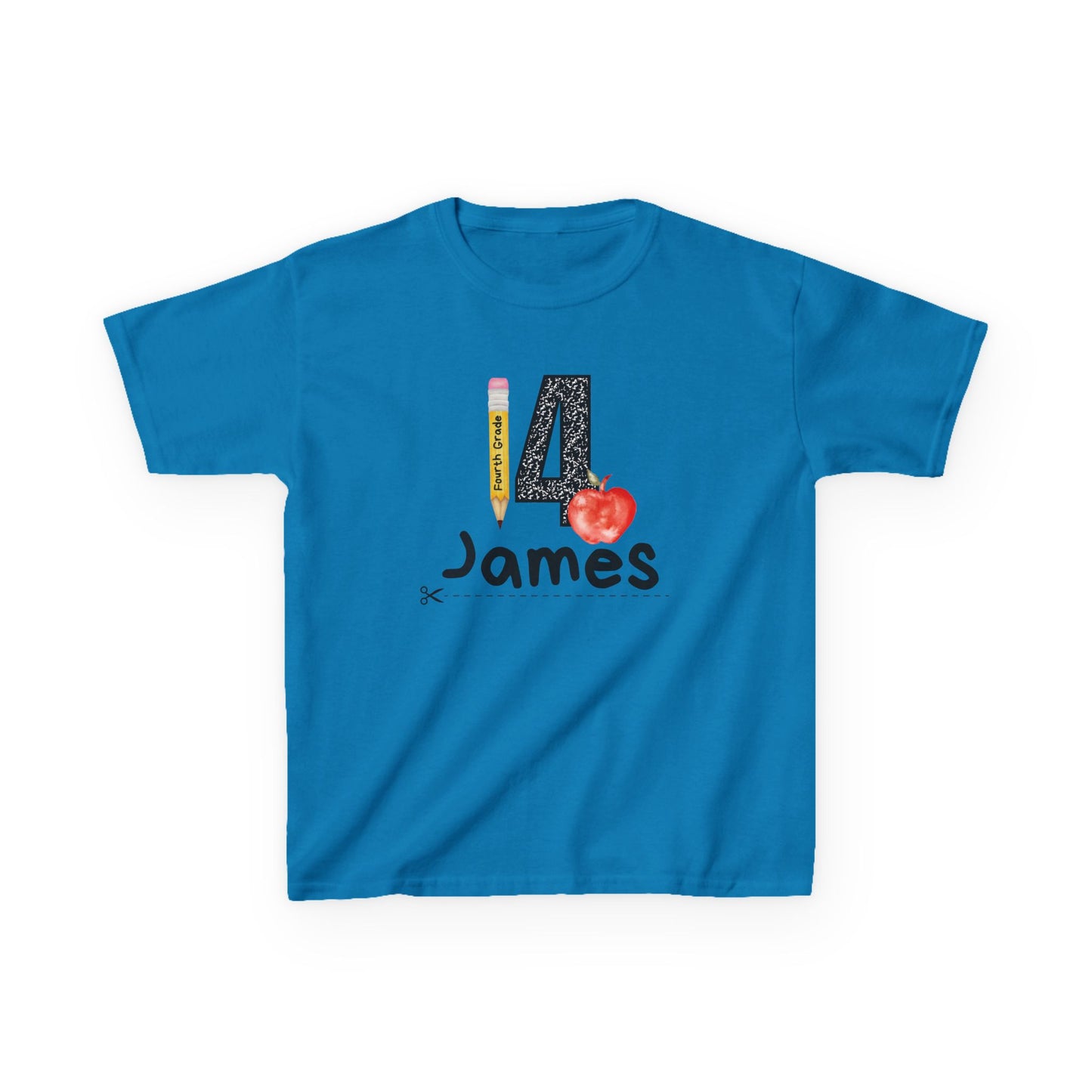 4th Grade- Personalized Kids Tee - Back to School