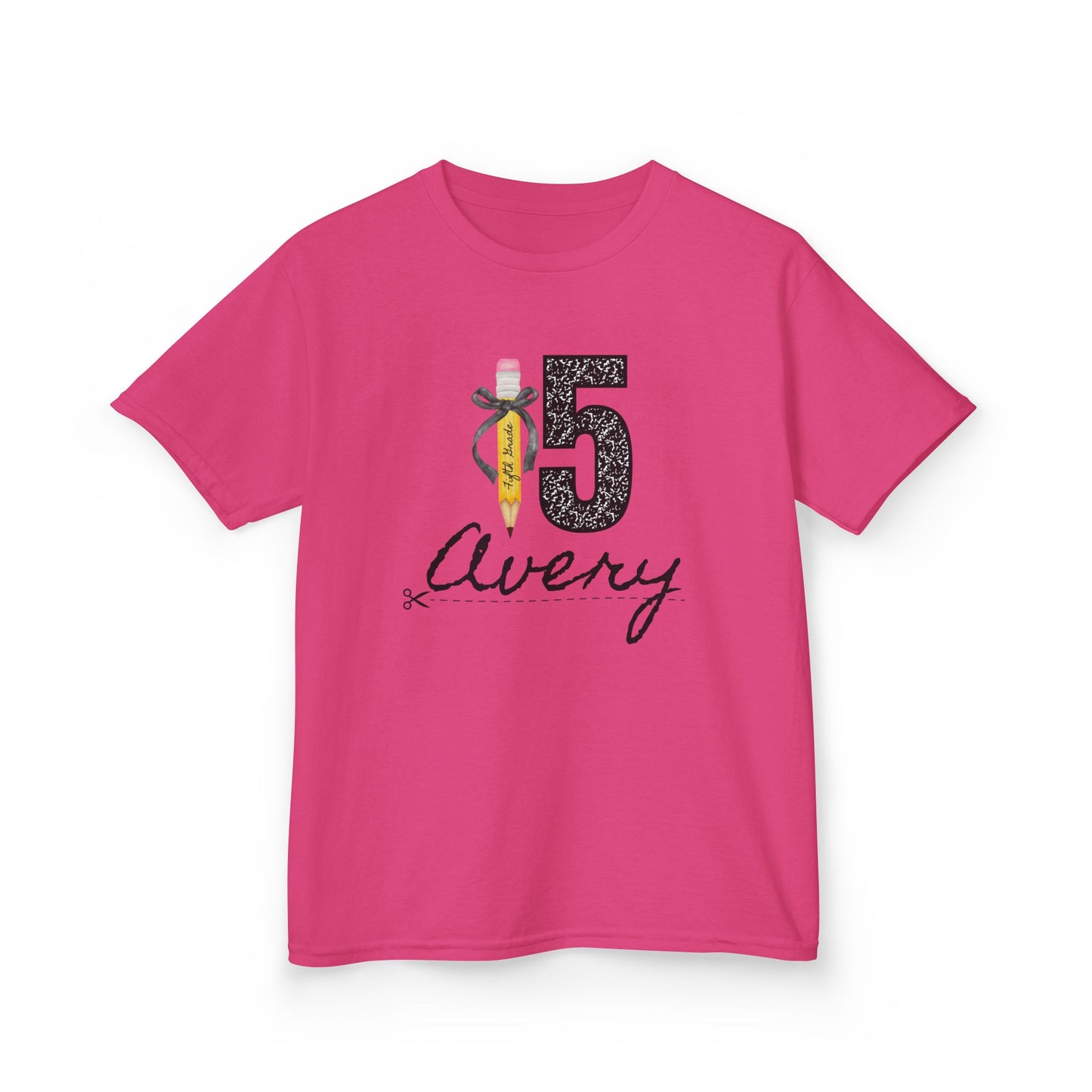 5th Grade- Personalized Kids Tee - Back to School