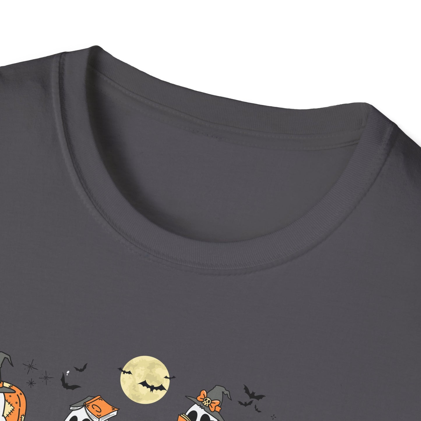 Reading Ghosts- Spooky Season, Unisex Softstyle Tee