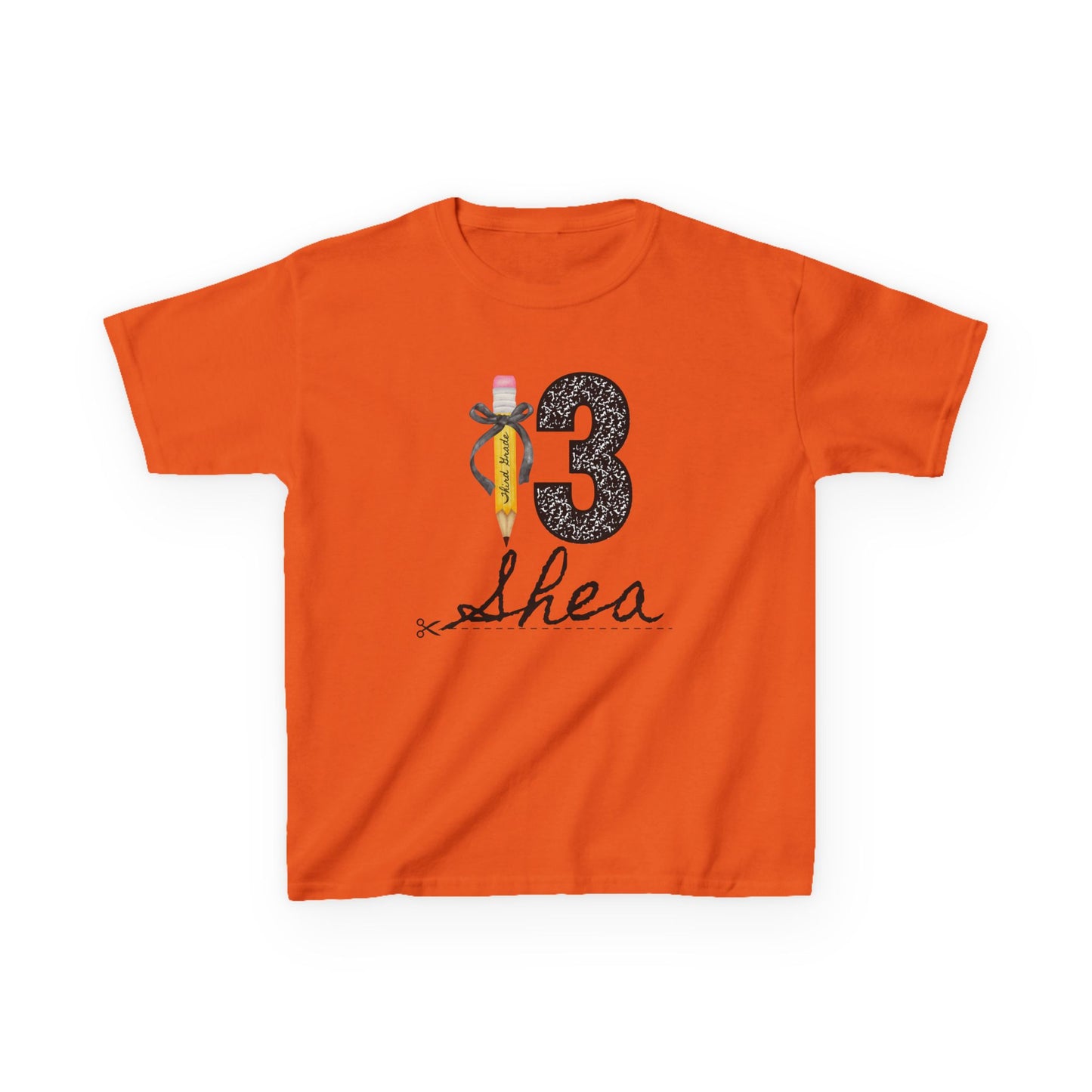 3rd Grade- Personalized Kids Tee - Back to School