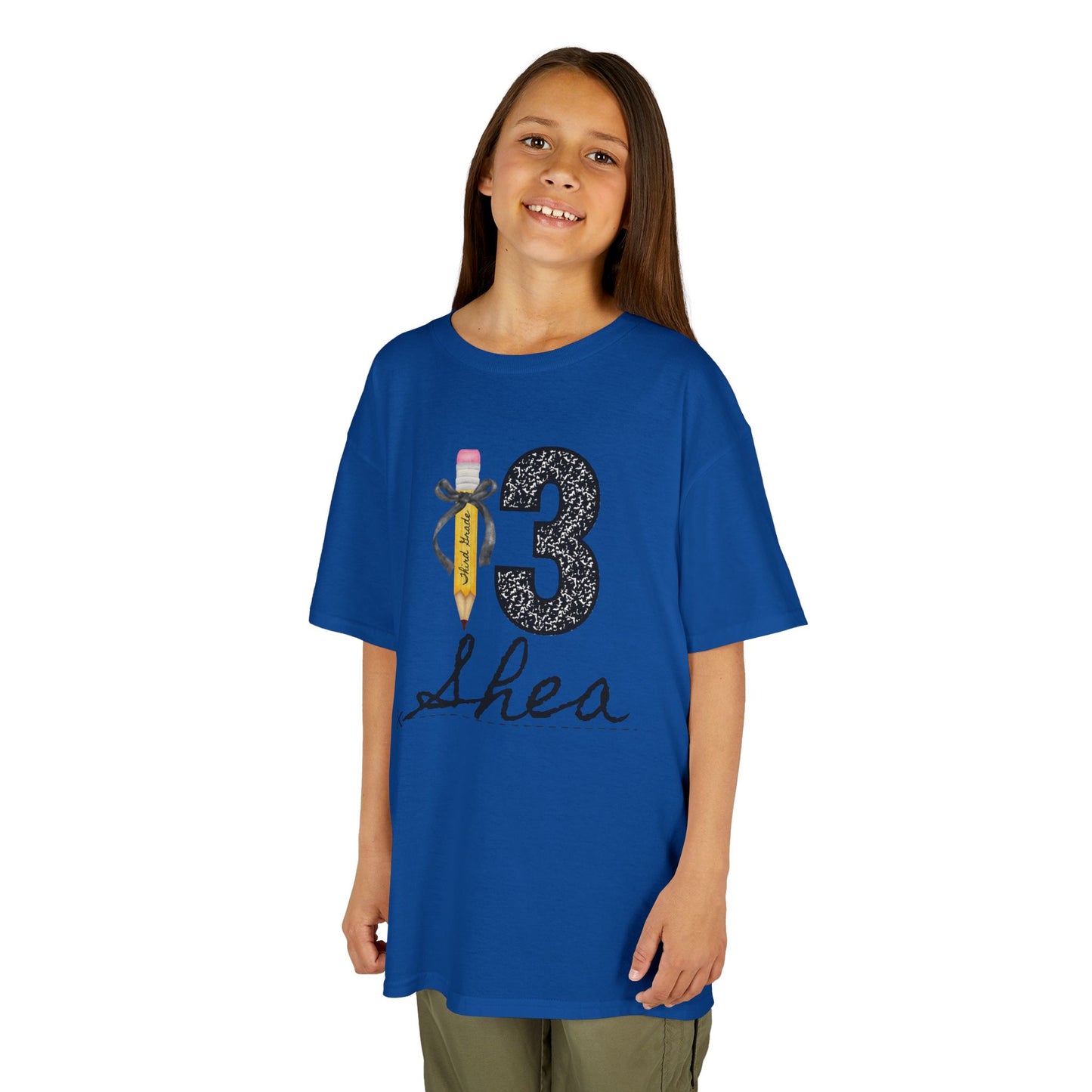 3rd Grade- Personalized Kids Tee - Back to School