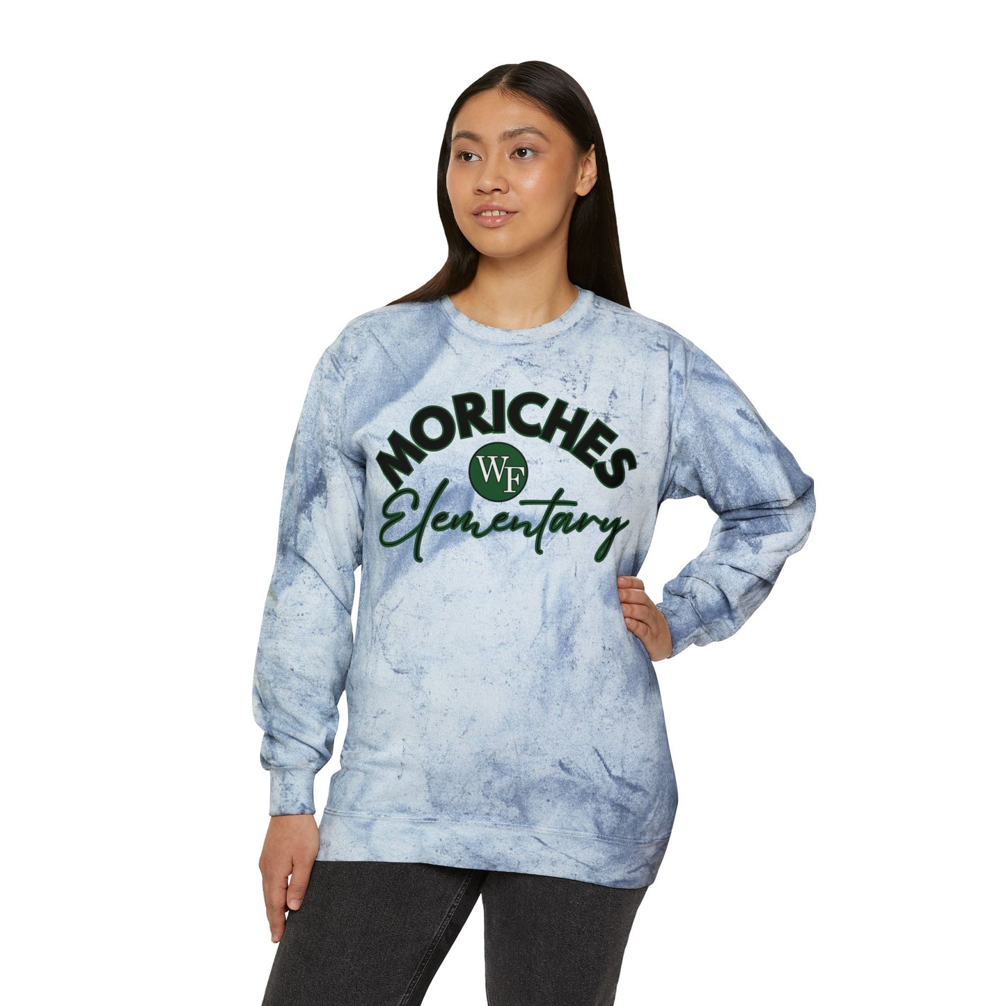 Moriches Elementary Color Blast Crewneck Sweatshirt - Unisex