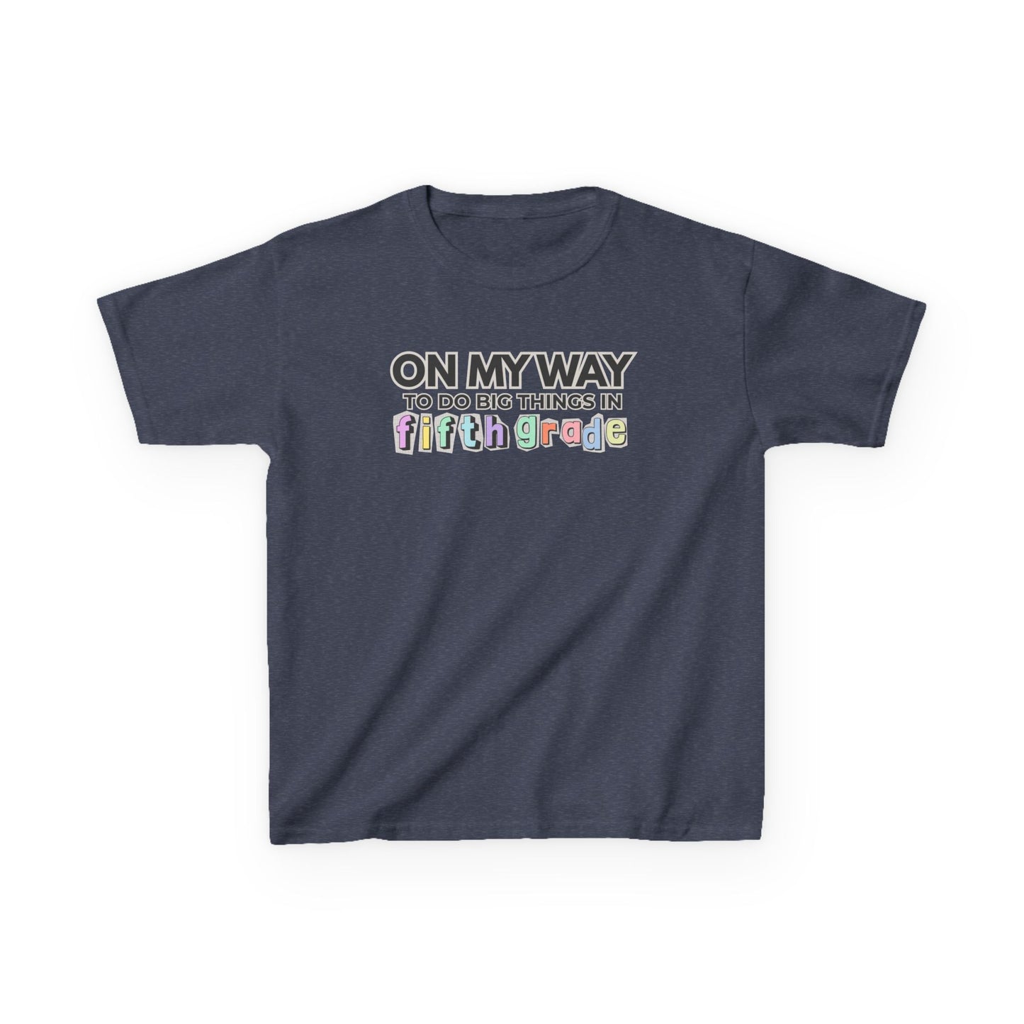 Big Things in 5th Grade- Kids Back to School Shirt