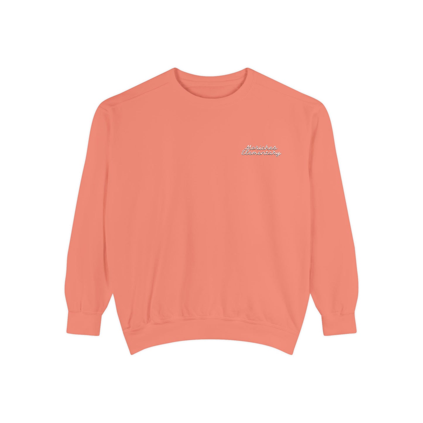 Moriches Elementary Embroidered Garment-Dyed Unisex Sweatshirt