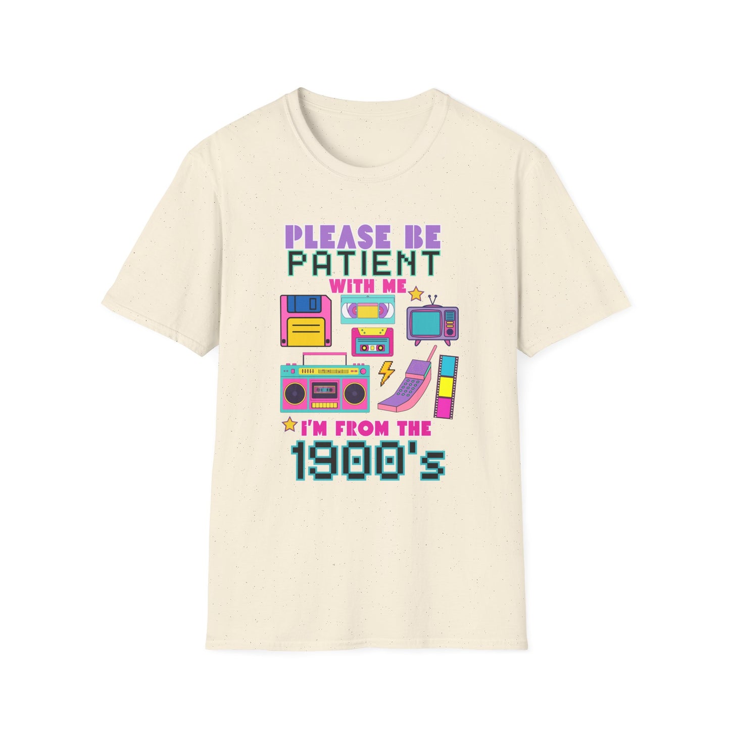 Retro 90's T-Shirt - Please Be Patient, Teacher Vintage- Unisex Graphic Tee