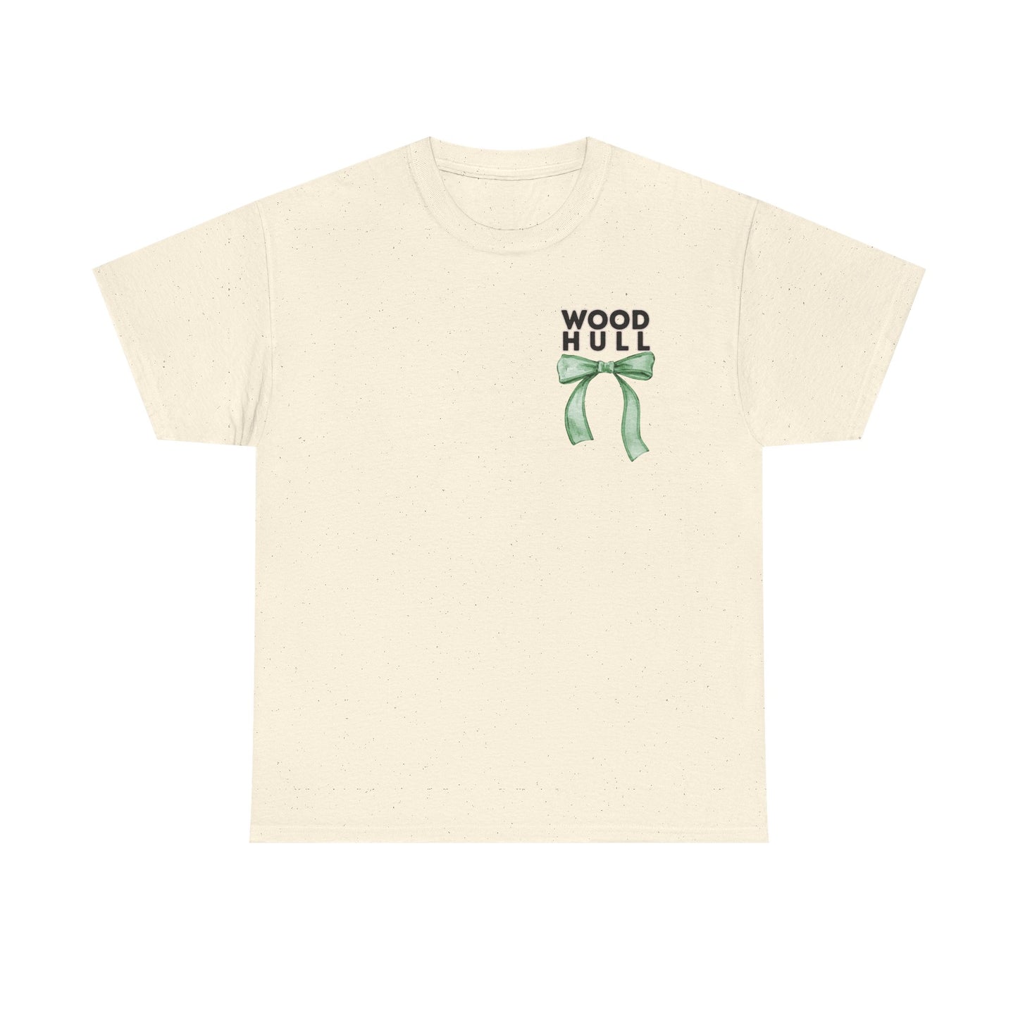 Woodhull Psychologist and Bows- Unisex Heavy Cotton Tee with Bow Design