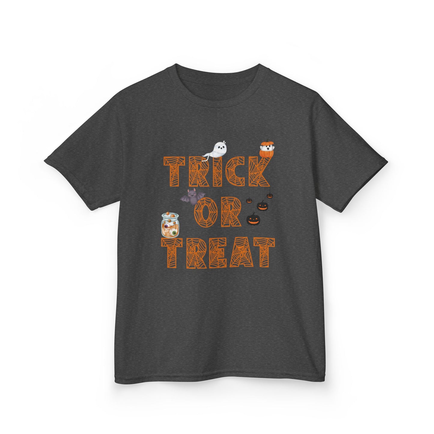 Trick or Treat Kids Tee, Halloween Shirt for Kids