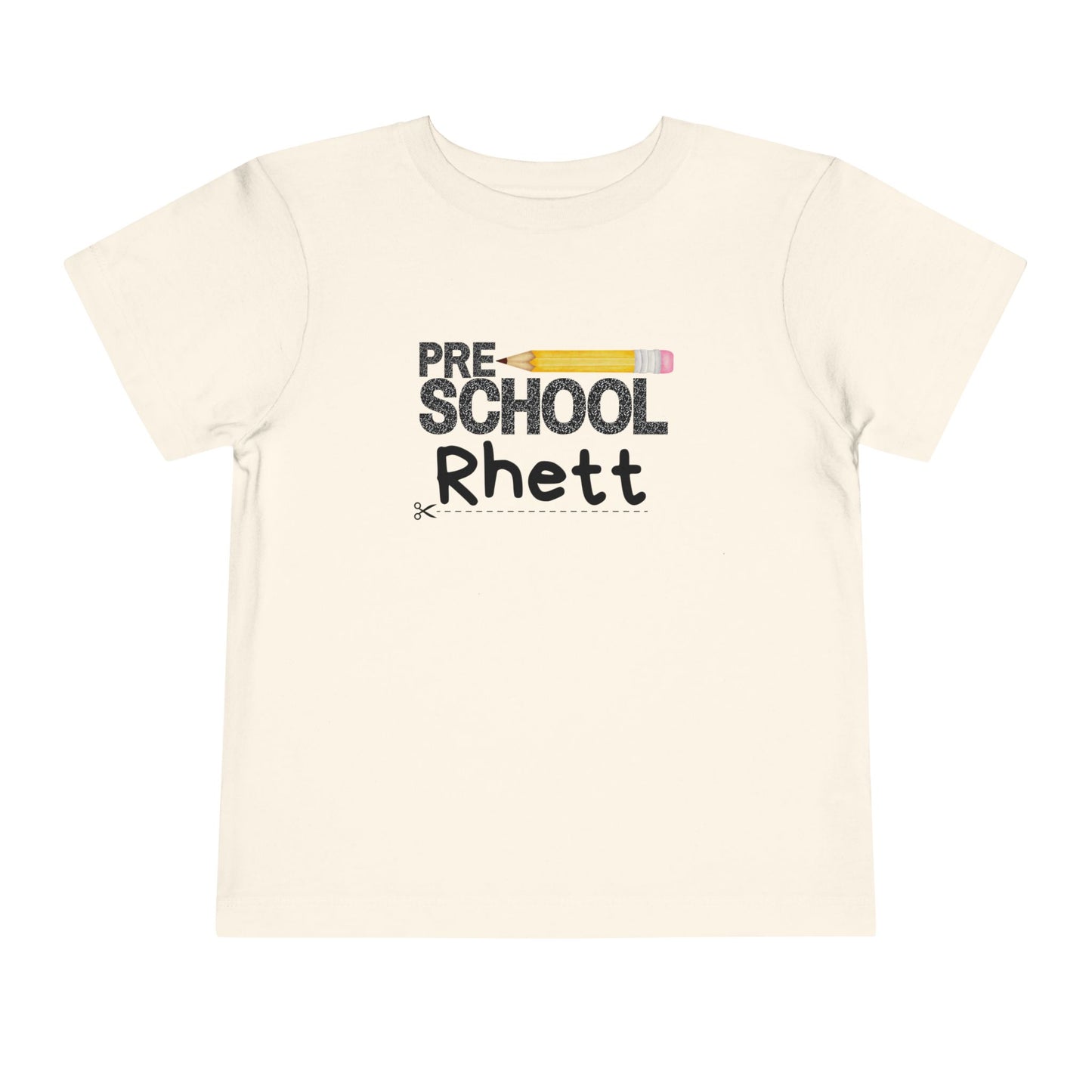 Preschool Boy Toddler Tee- Personalized - Back to School Shirt for Kids