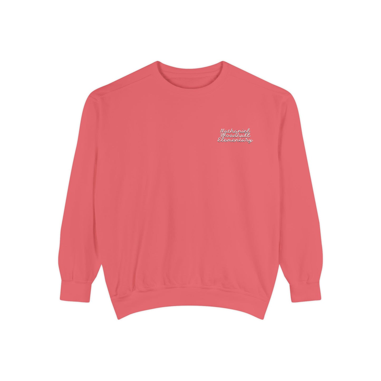 Woodhull- Embroidered Garment-Dyed Unisex Sweatshirt