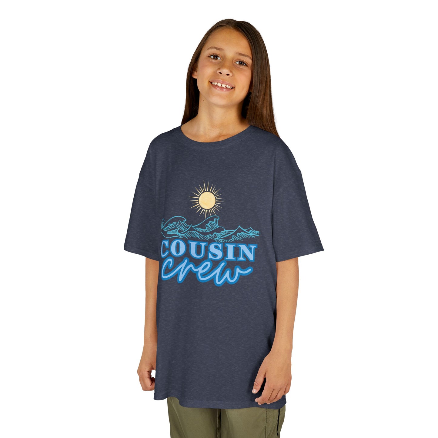 Cool Cousin Crew Kids Tee - Summer Fun, Family Gatherings, Beach Days, Mini Collection