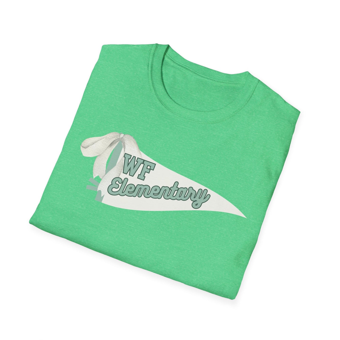 WFE Pennant Unisex Softstyle Graphic Tee with Vintage Design