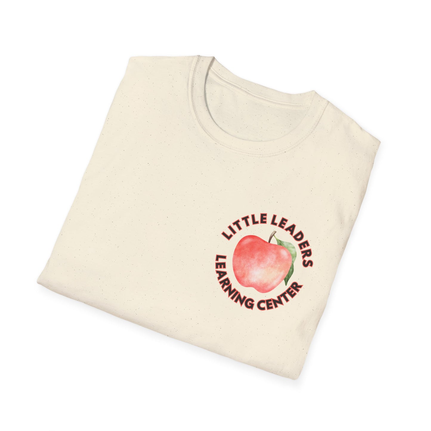 Little Leaders Teacher w/ Apple Design Unisex Softstyle T-Shirt