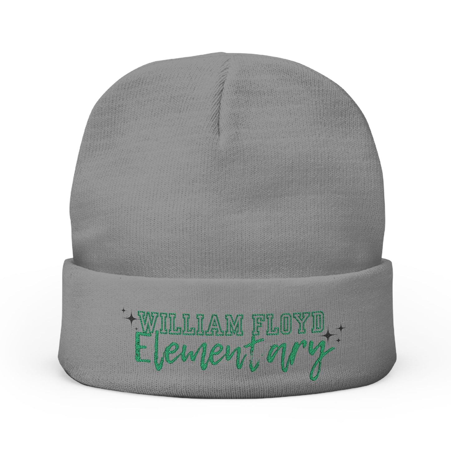 WFE- Embroidered Knit Beanie - William Floyd Elementary