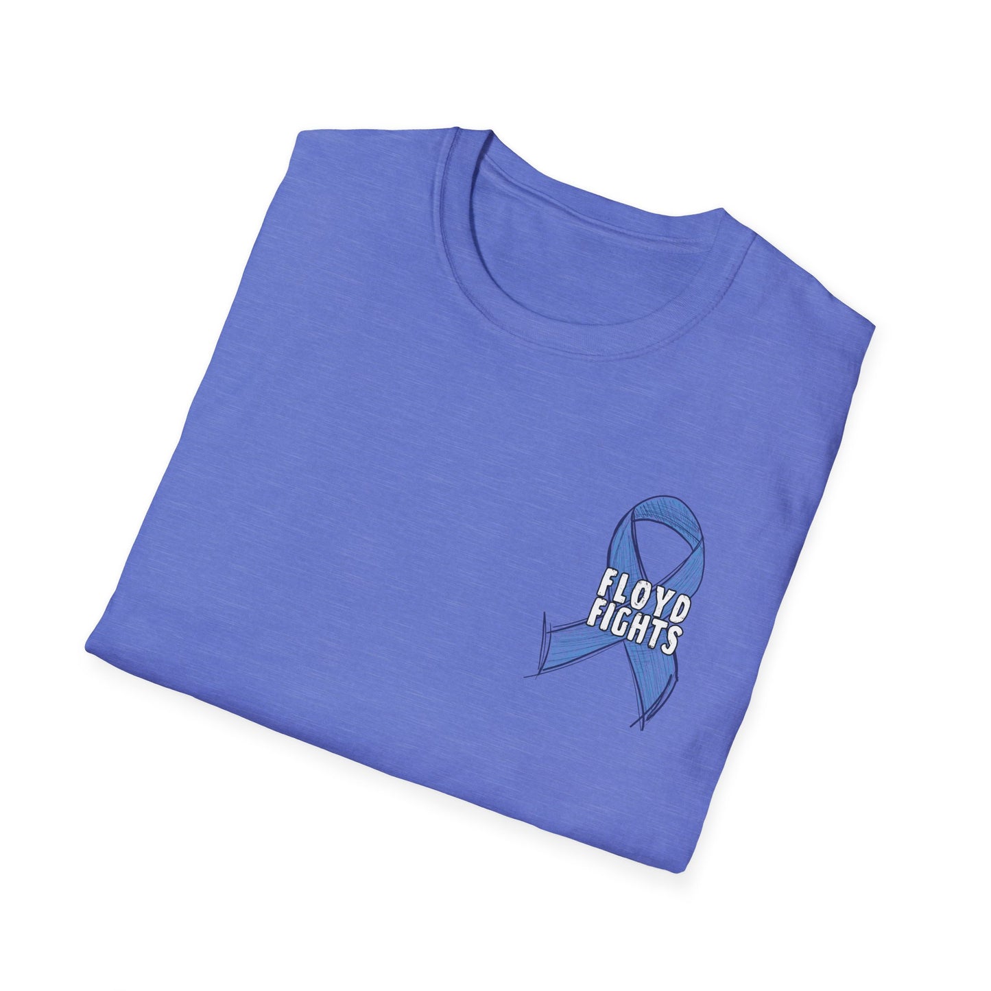 FLOYD FIGHTS Ribbon Diabetes Awareness T-Shirt | Softstyle Tee