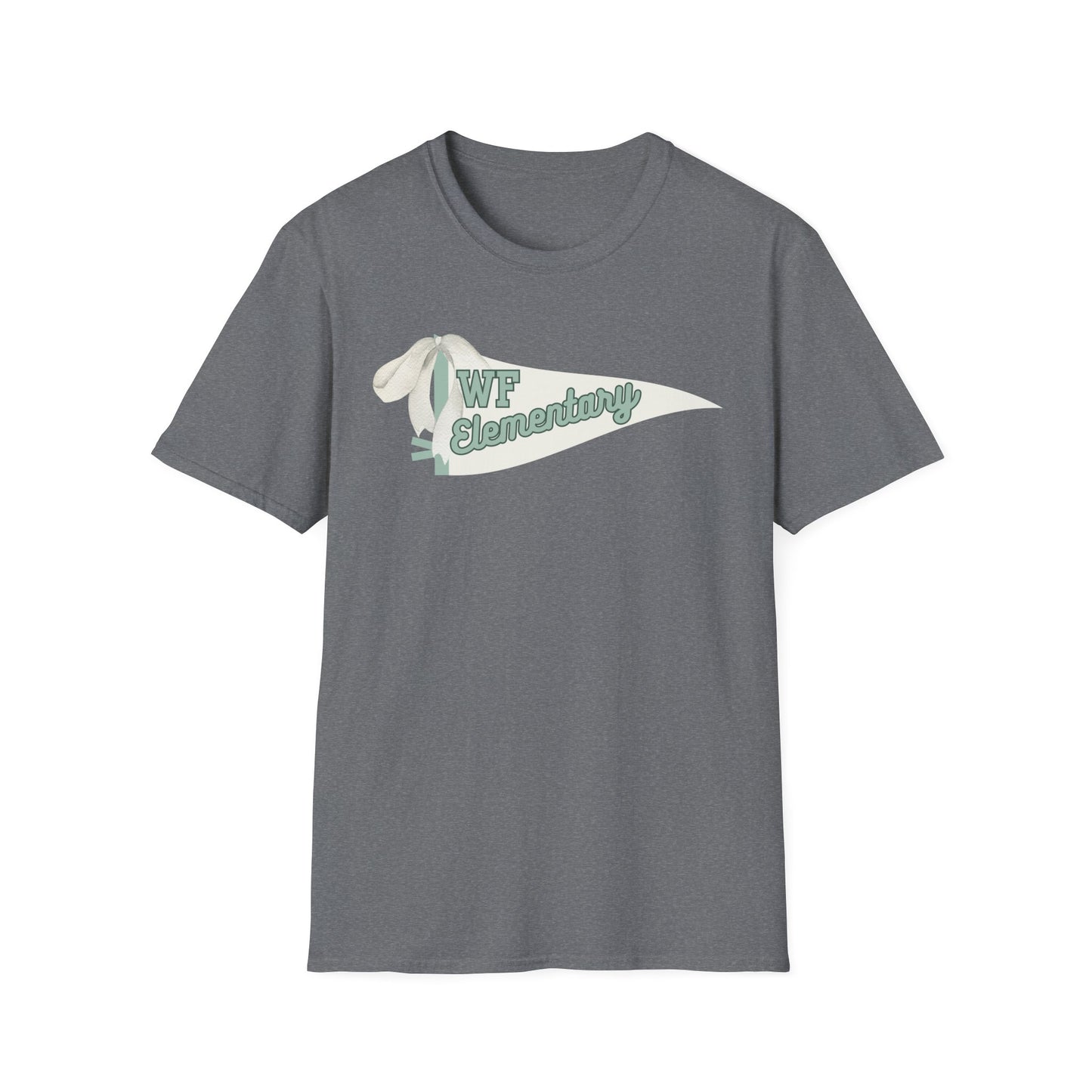 WFE Pennant Unisex Softstyle Graphic Tee with Vintage Design