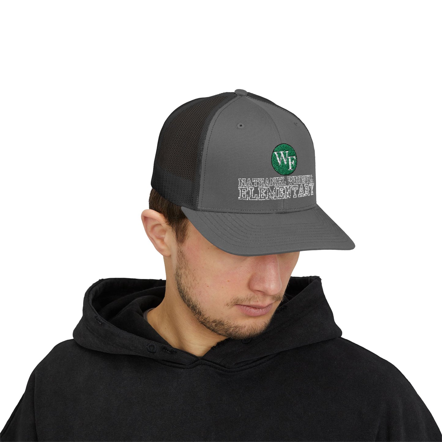 Woodhull Logo Snapback Trucker Cap - Stylish & Comfortable Hat for Outdoor Adventures