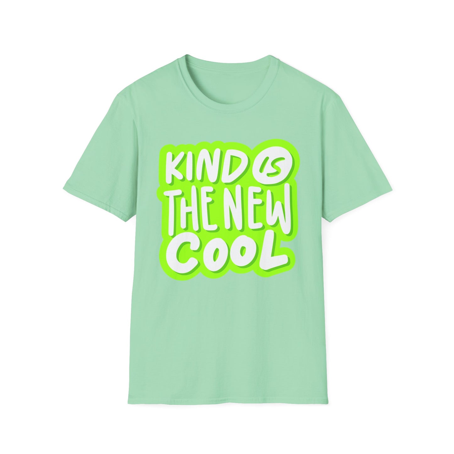 Kind is the New Cool Kindness T-Shirt, Unisex Softstyle Tee
