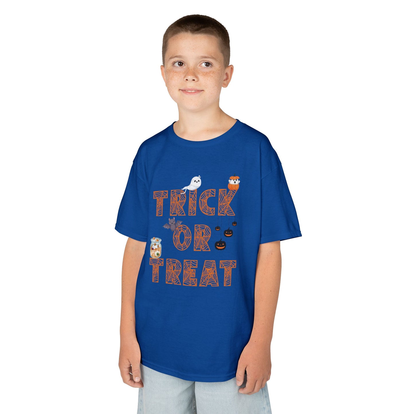 Trick or Treat Kids Tee, Halloween Shirt for Kids