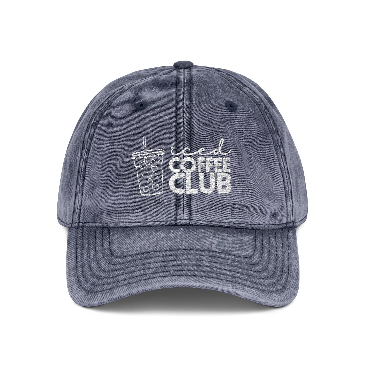 Vintage Coffee Club Cap - Stylish Embroidered Hat for Coffee Lovers