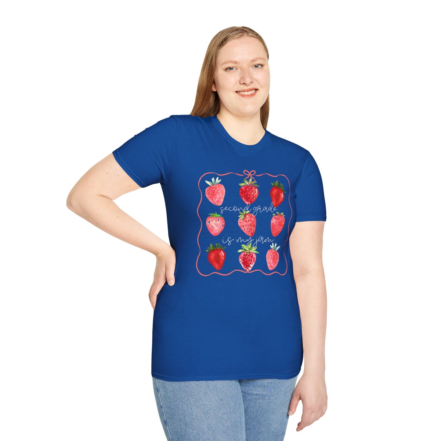 2nd Grade is my Jam- Unisex Softstyle T-Shirt- Back to School
