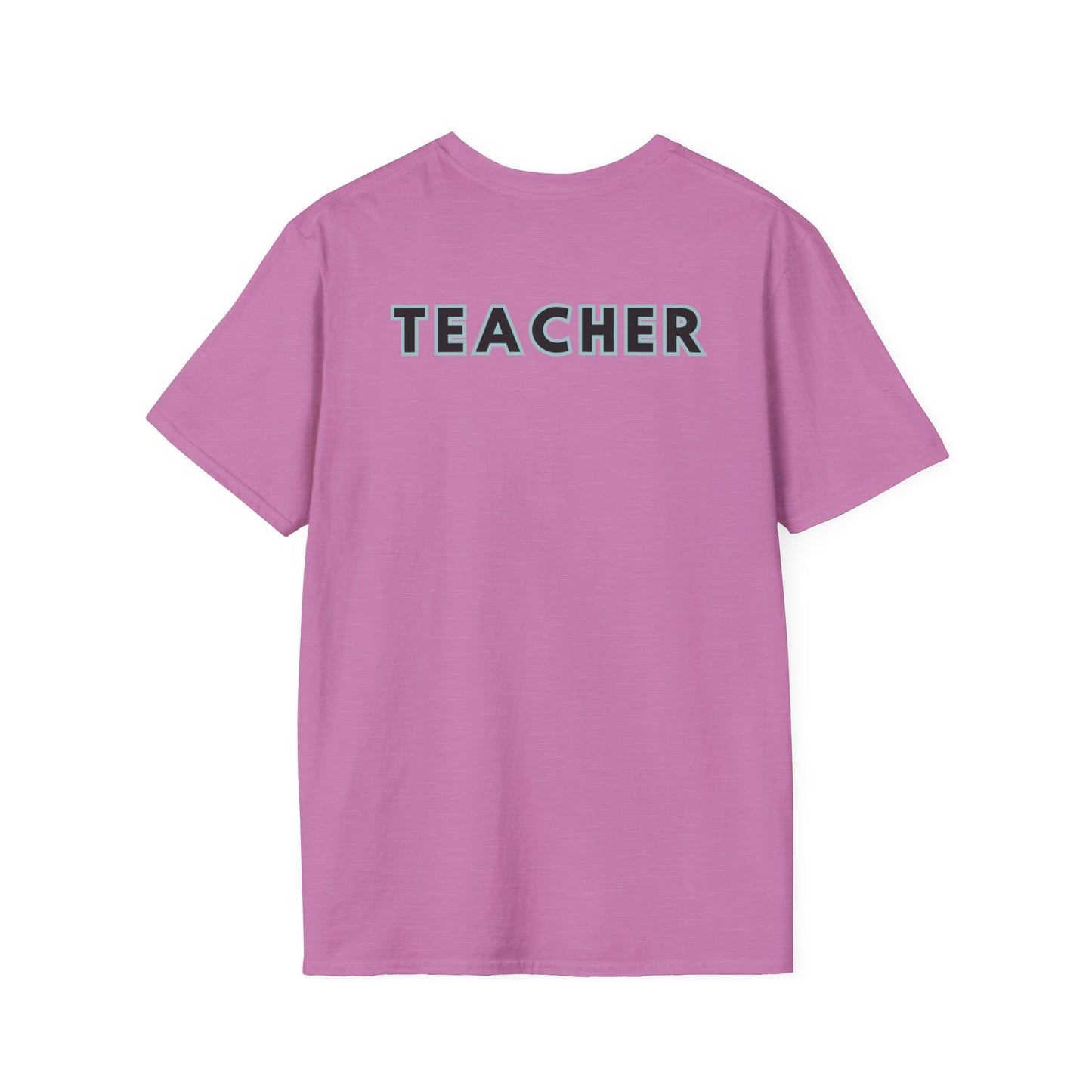 Little Leaders Teacher w/ Backpack Design Unisex Softstyle T-Shirt