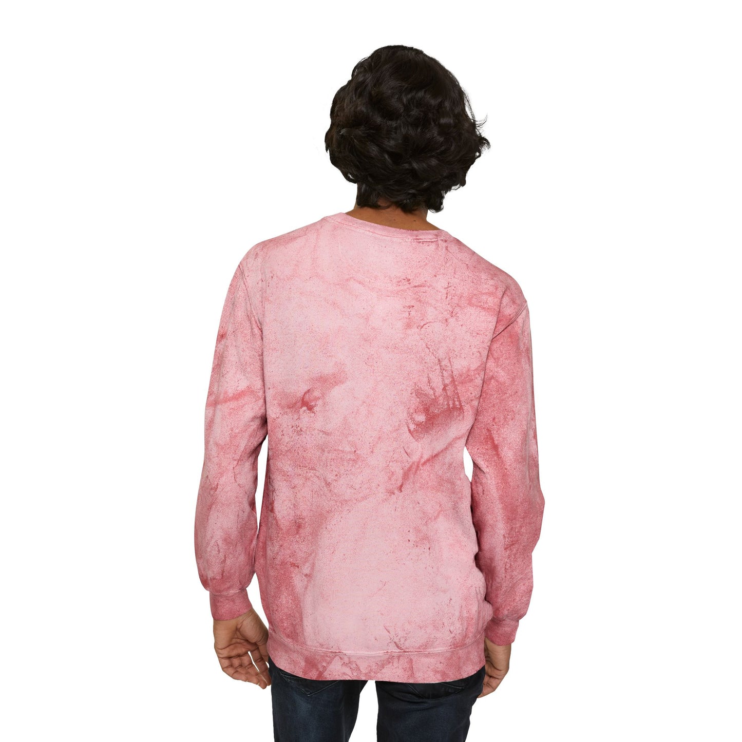 Floyd Strong (no back) Color Blast Crewneck Sweatshirt for School Spirit