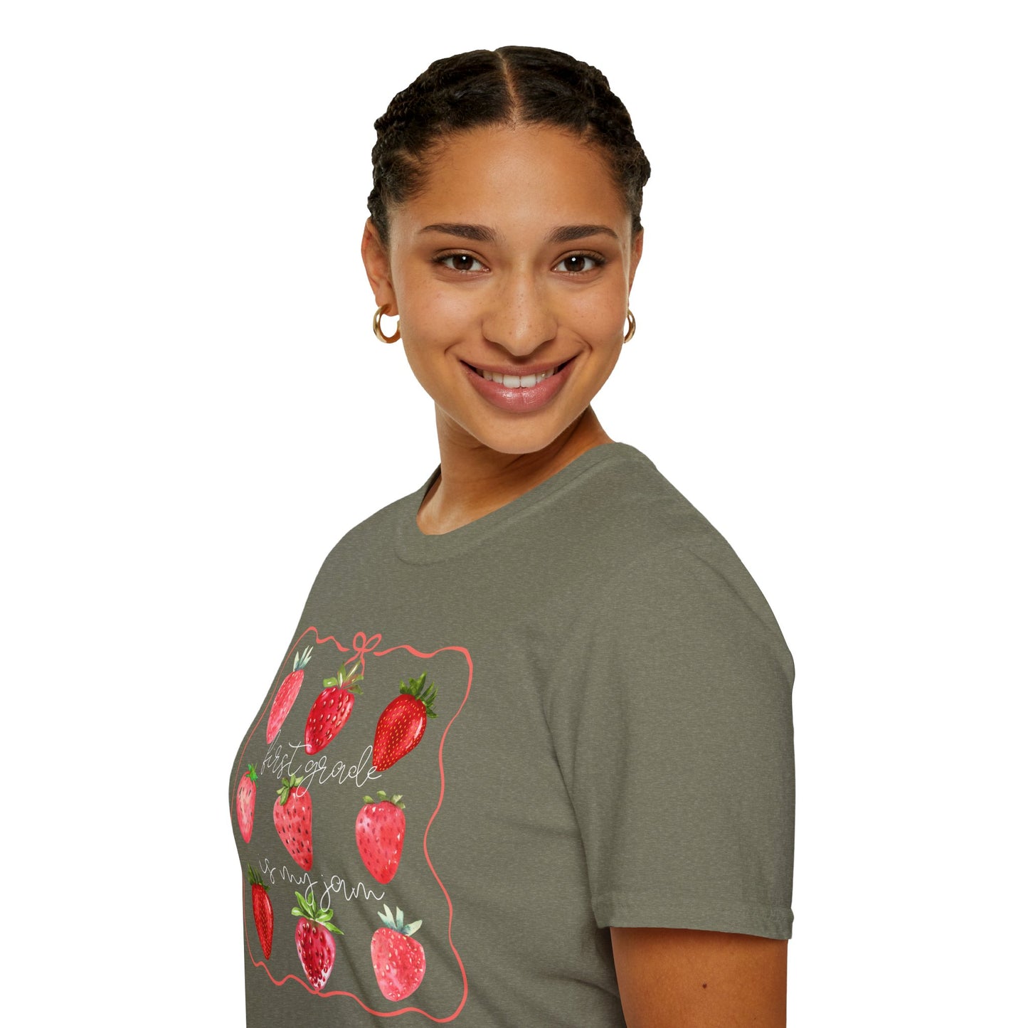 1st Grade is my Jam- Unisex Softstyle T-Shirt- Back to School
