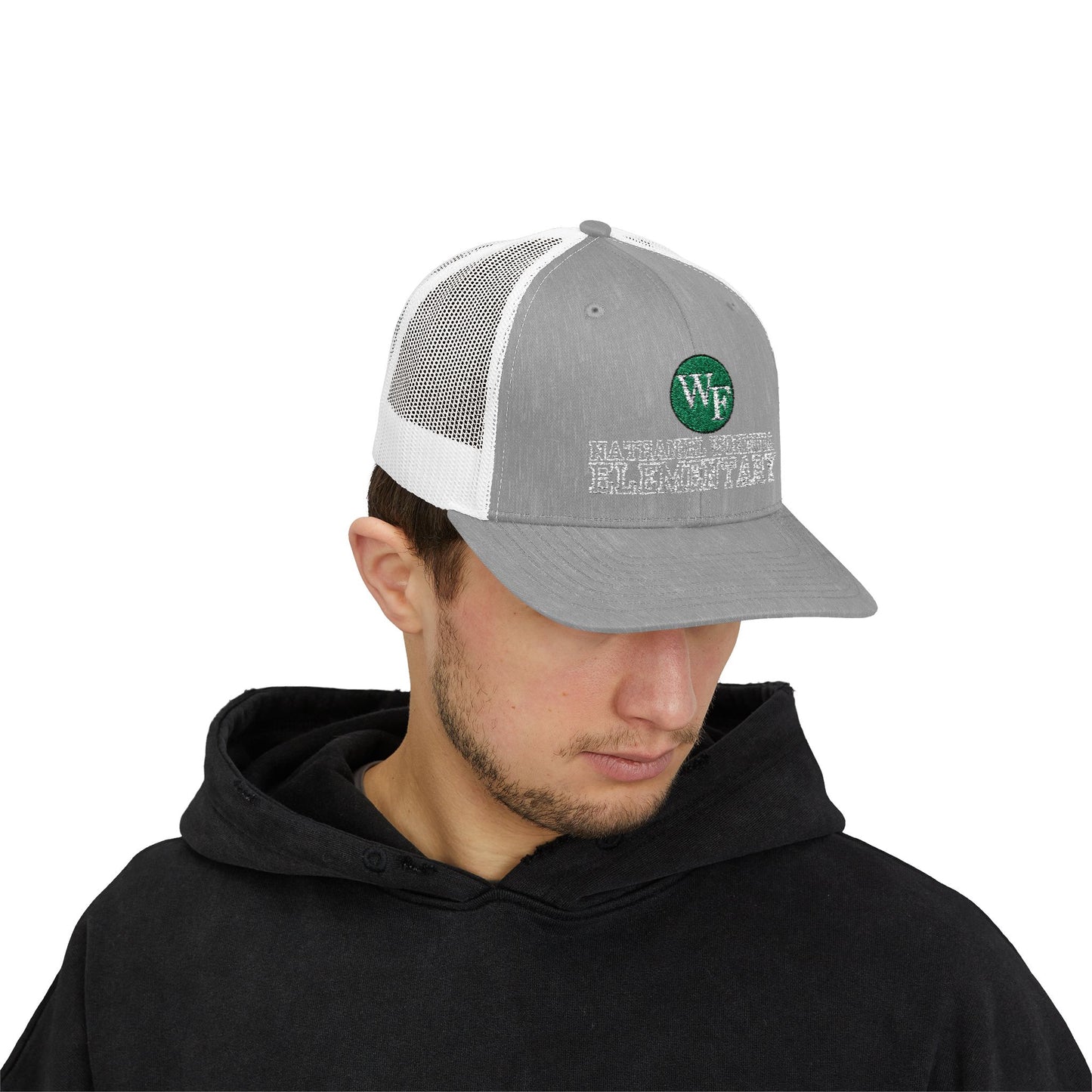 Woodhull Logo Snapback Trucker Cap - Stylish & Comfortable Hat for Outdoor Adventures