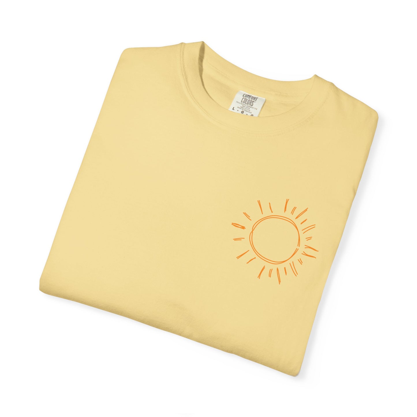 Sunshine State of Mind T-Shirt, Unisex Garment-Dyed Tee, Summer Vibe Shirt, Gift for Sunshine Lovers, Casual Wear, Retro Style