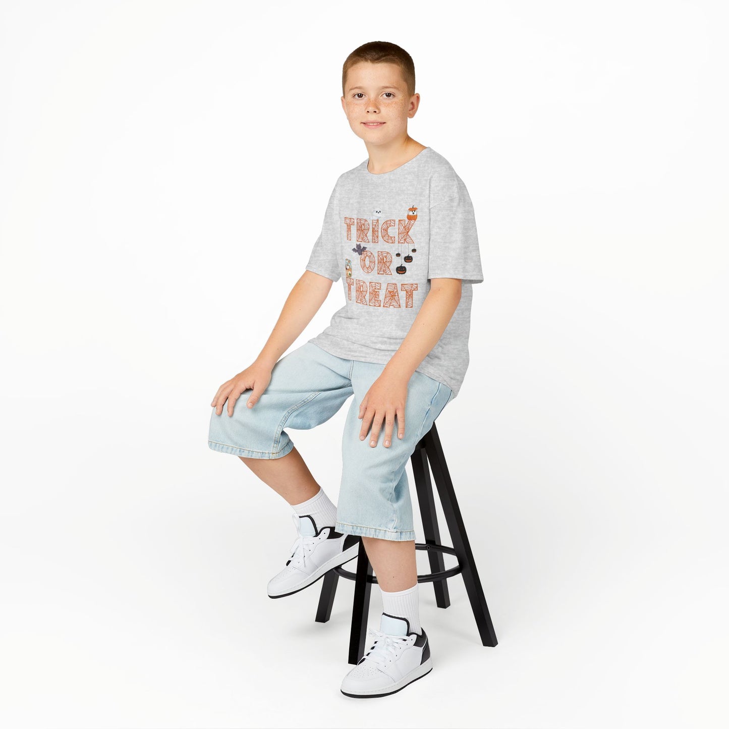 Trick or Treat Kids Tee, Halloween Shirt for Kids