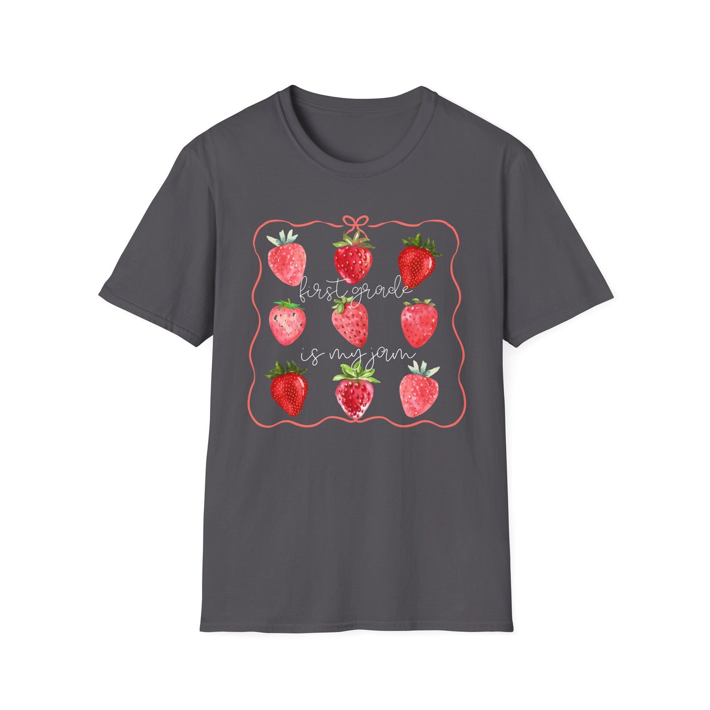 1st Grade is my Jam- Unisex Softstyle T-Shirt- Back to School