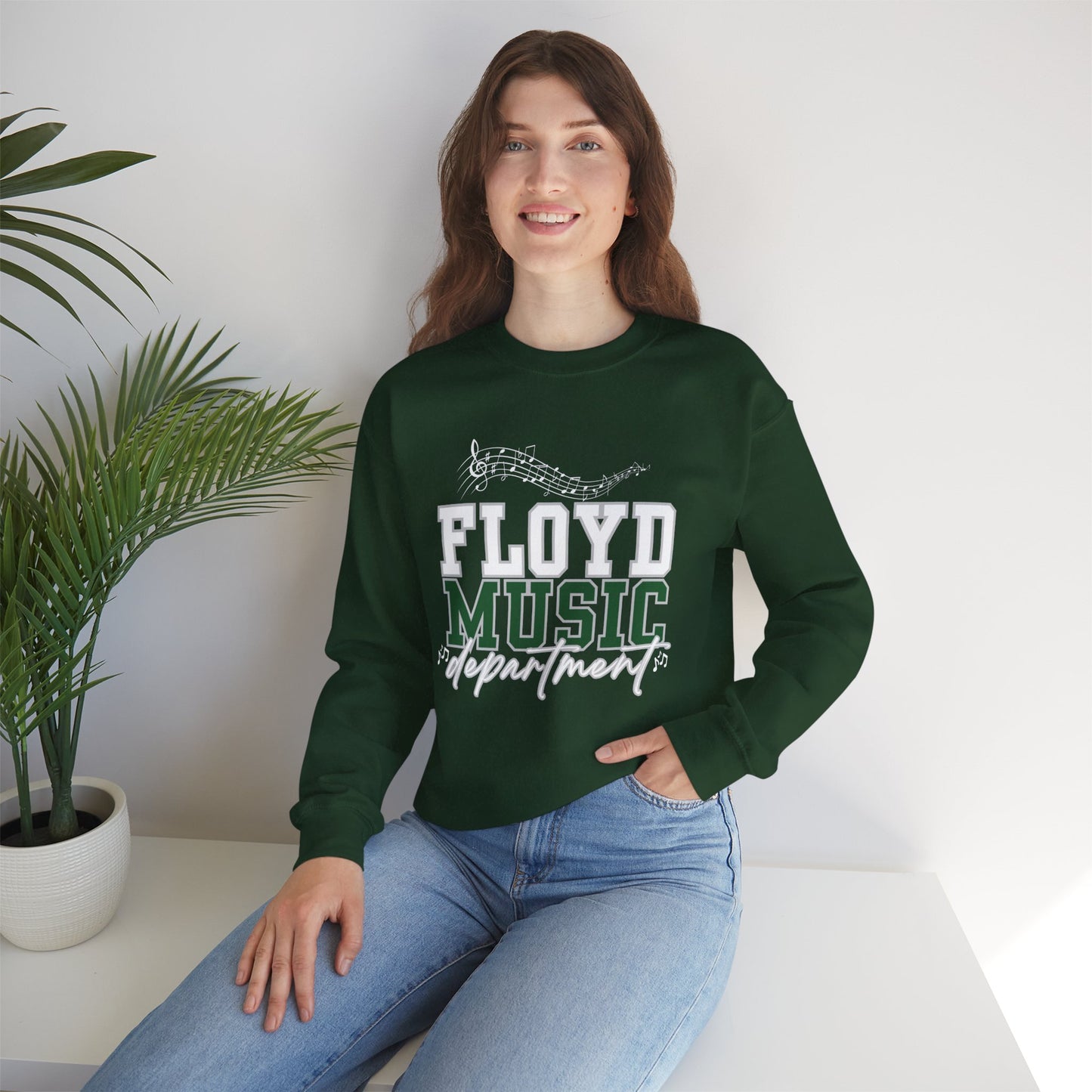 Floyd Music Department Crewneck Sweatshirt - Unisex Heavy Blend™ Floyd Strong
