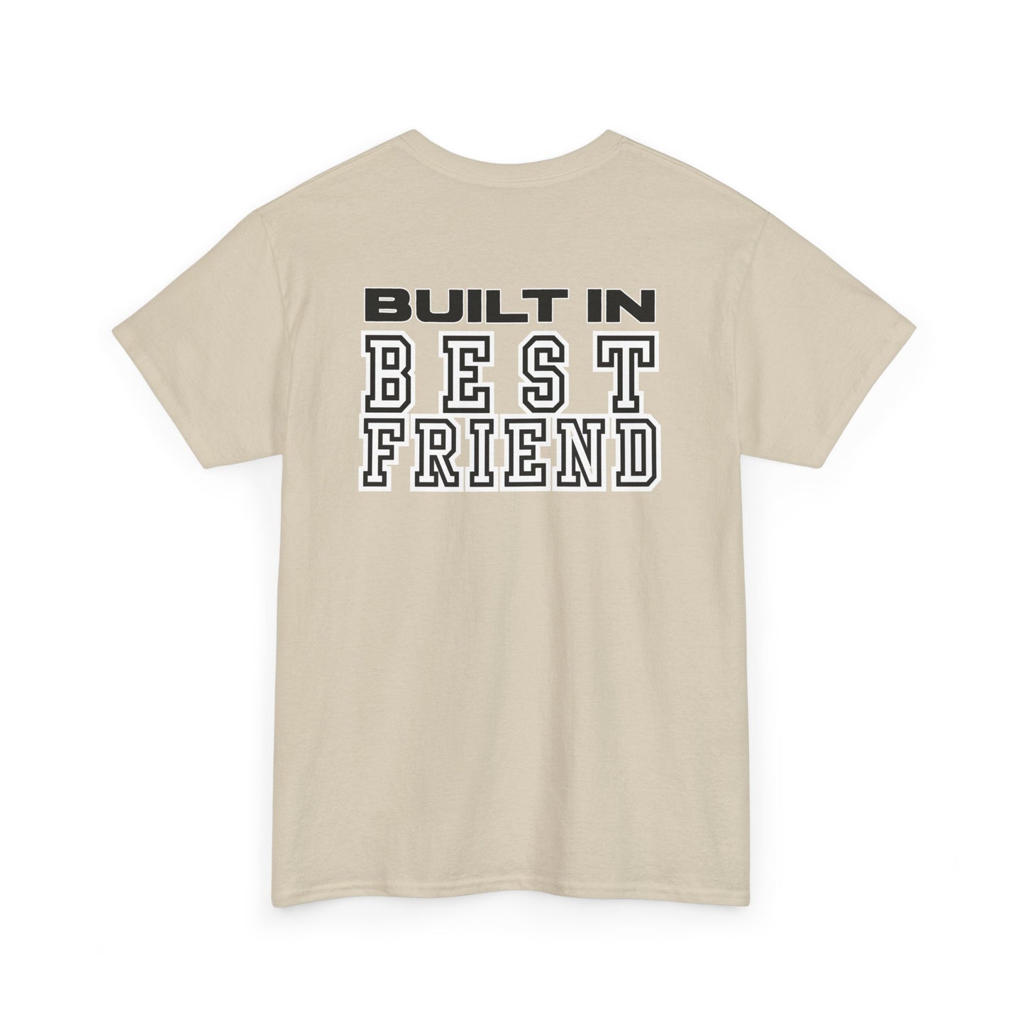 Built in Best Friend - Dad- Unisex Heavy Cotton Tee - Fatherhood