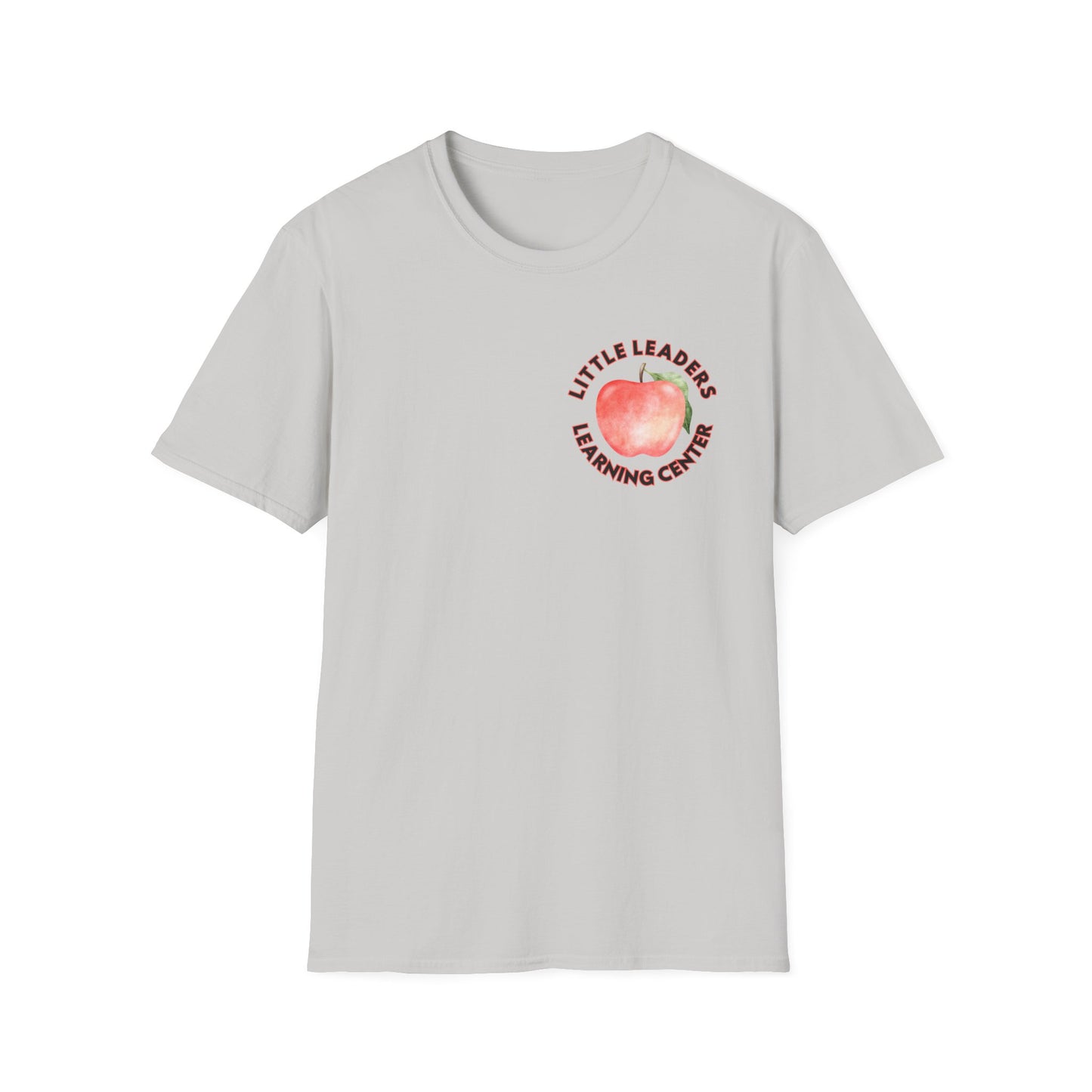 Little Leaders Teacher w/ Apple Design Unisex Softstyle T-Shirt