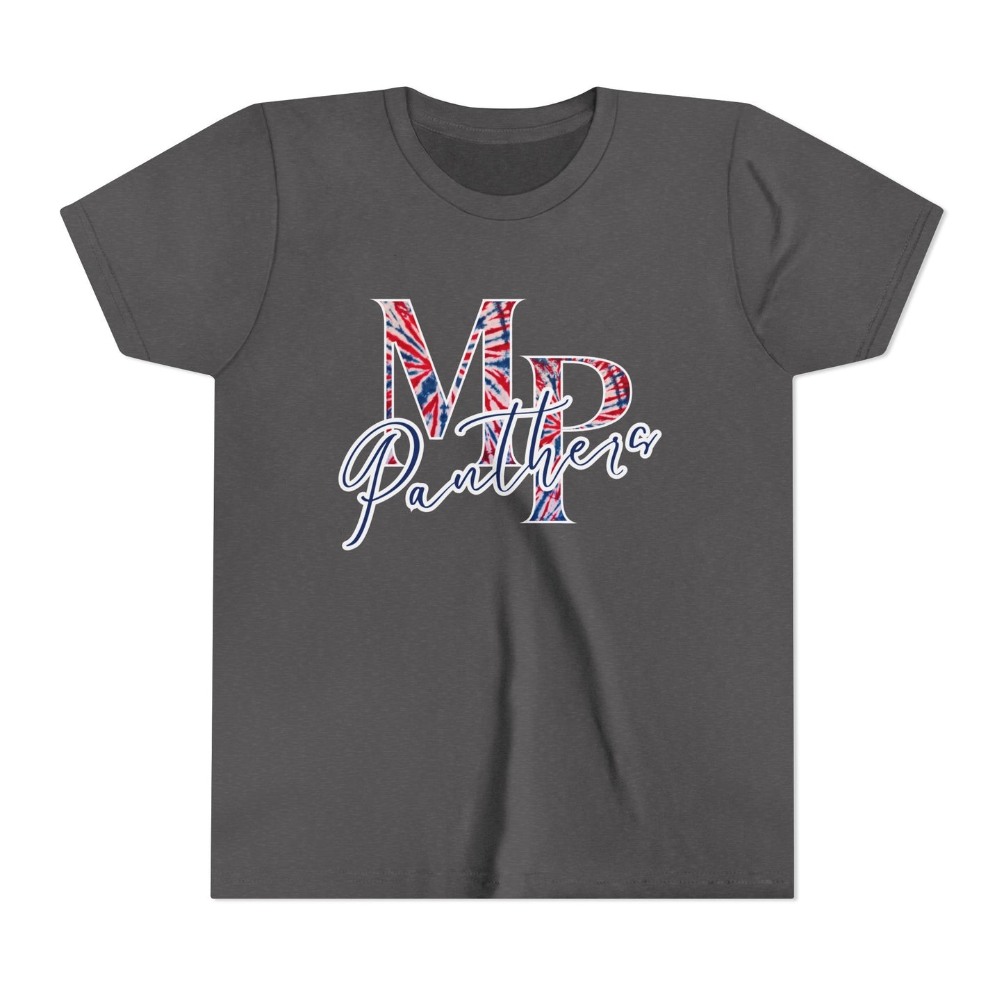 Miller Place Panthers Tie Dye MP- Youth Tee with Panther Print