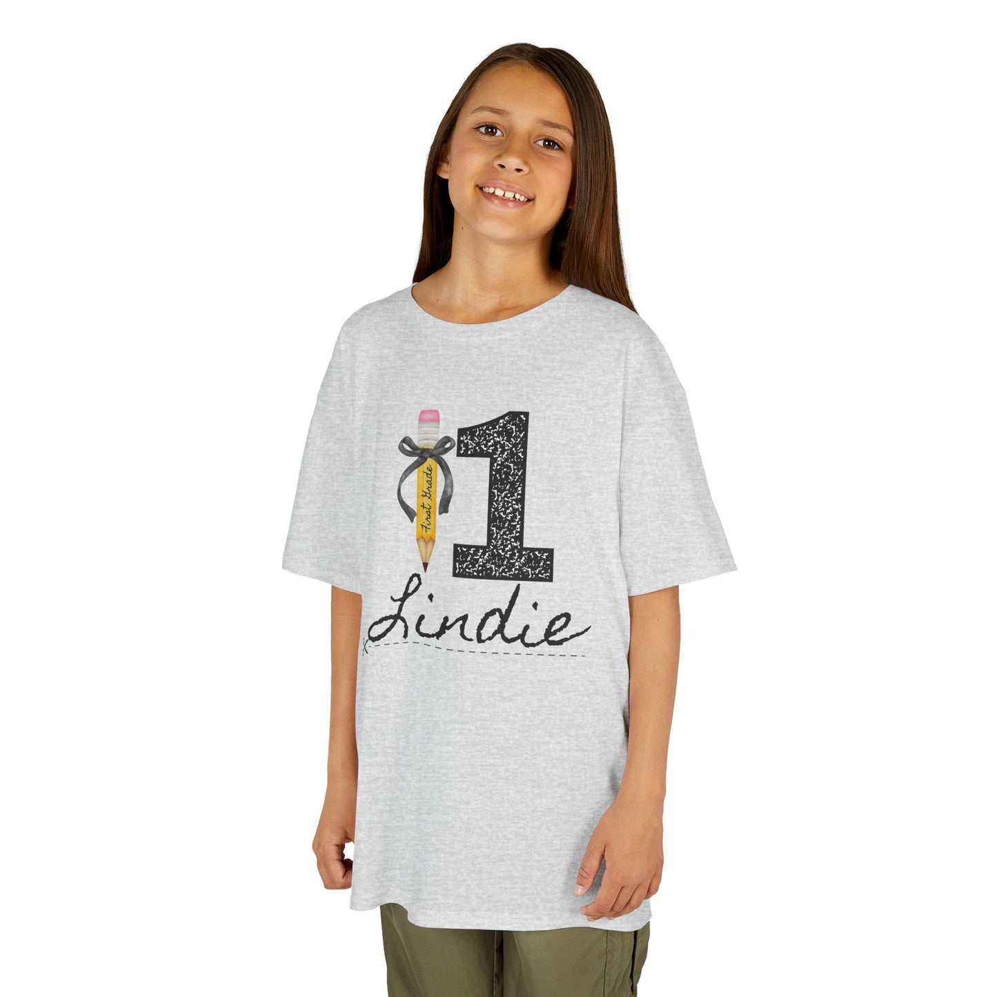 1st Grade- Personalized Kids Tee - Back to School