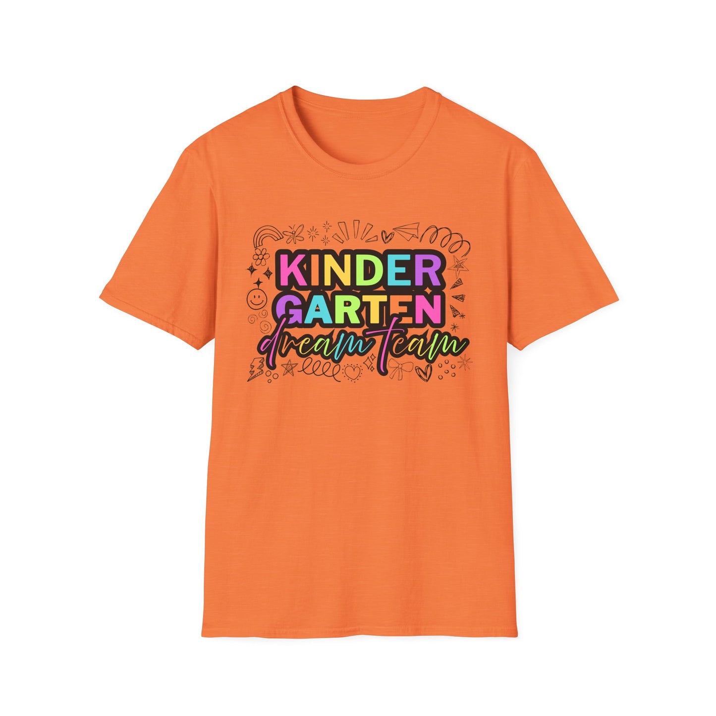 Dream Team- Kindergarten- Unisex Softstyle T-Shirt- Teacher Life