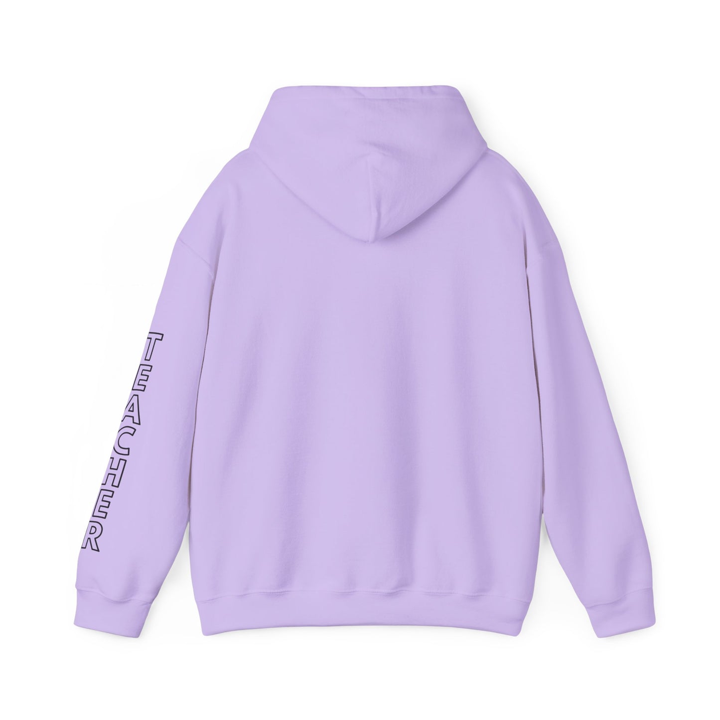 WFE Teacher Simple Design Hoodie w/ Teacher on Sleeve - Cozy Unisex Sweatshirt