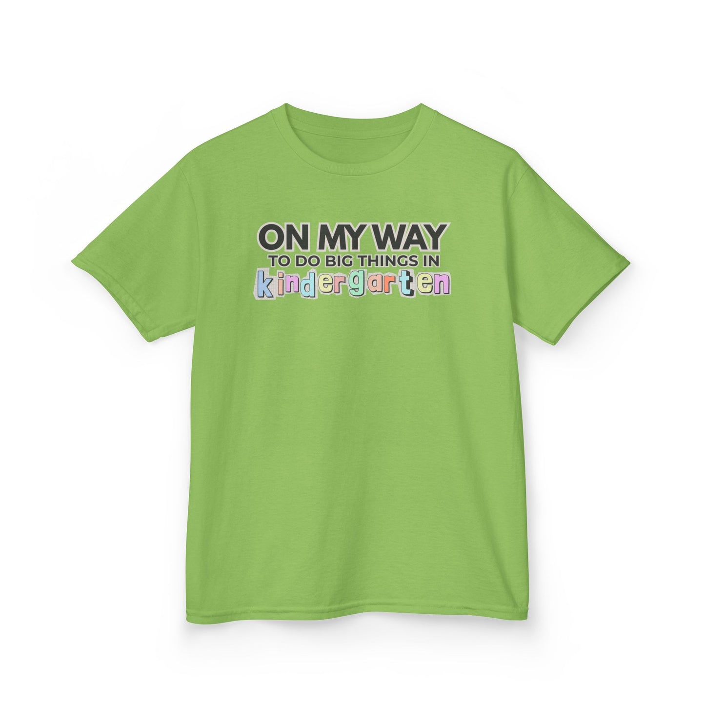 Big Things in Kindergarten- Kids Back to School Shirt